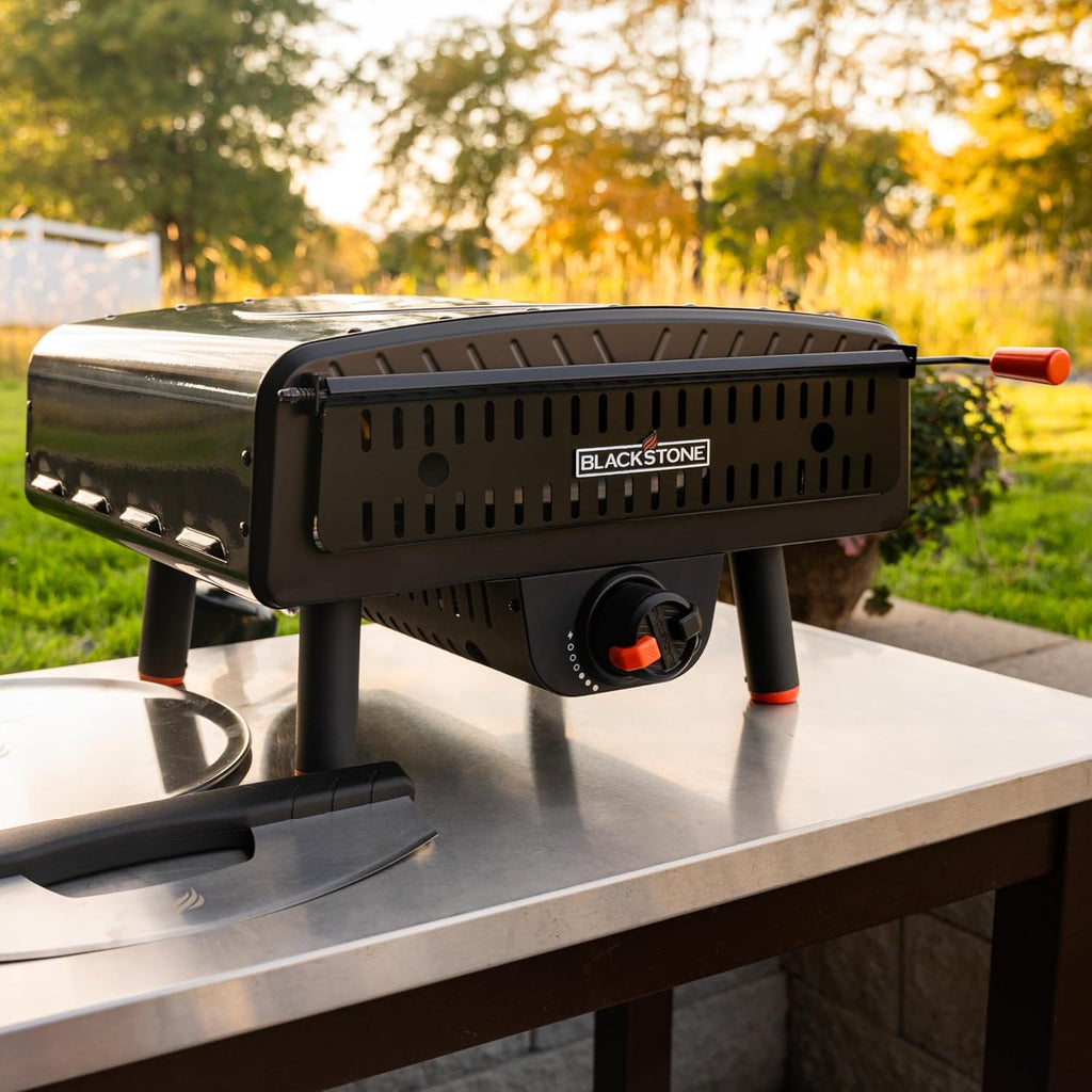 Tabletop Pizza Oven with 13 Inch Rotating Pizza Stone B5561