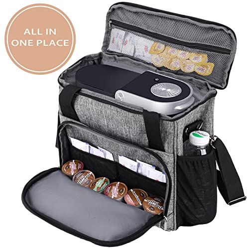 Coffee Maker Carrying Bag for Travel, Grey L2481