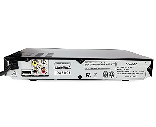 Blu-Ray Disc Player for TV with HDMI, 1080P, USB Input A749132