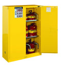 Justrite 894520 Sure-Grip EX Flammable Safety Cabinet, 2 Door, Self Closing, Dimensions (H x W x D): 44 x 43 x 18 inch (1651 x 1092 x 457 mm); 45 gal. (170L)