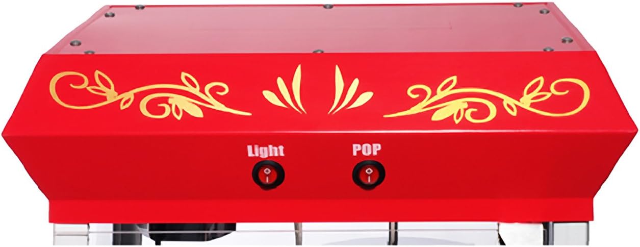 Red Foundation Top Popcorn Popper Machine, 4 Ounce P897767