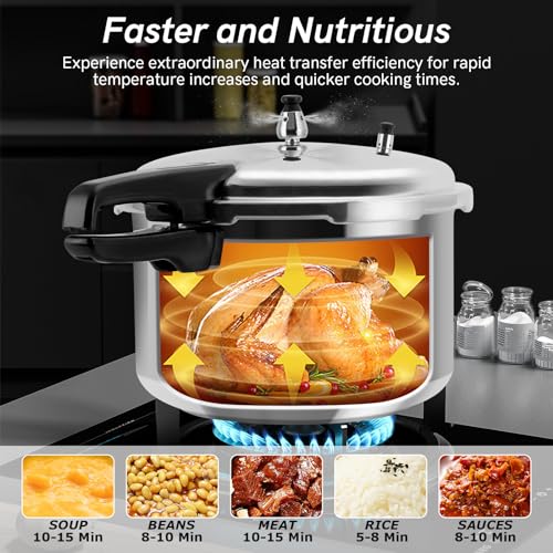 12 Quart Pressure Cooker with Cooking Rack B2228