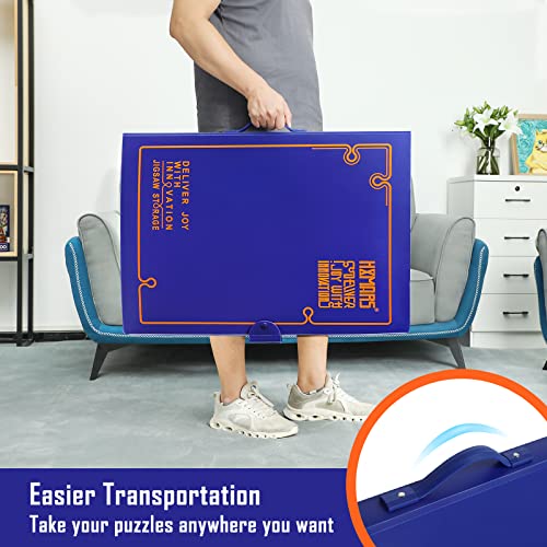 Puzzle Storage Folder for 1000-Piece Jigsaw Puzzles, 20 Pockets, Portable Organizer U64585