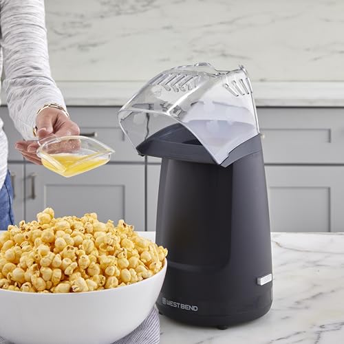 Air Crazy Popcorn Machine, 4-Quart, Black Z1572