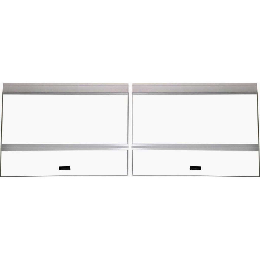 Glass canopy 2 Piece Set for 10 Gallon 48x18 Aquarium Fish Tank G436161