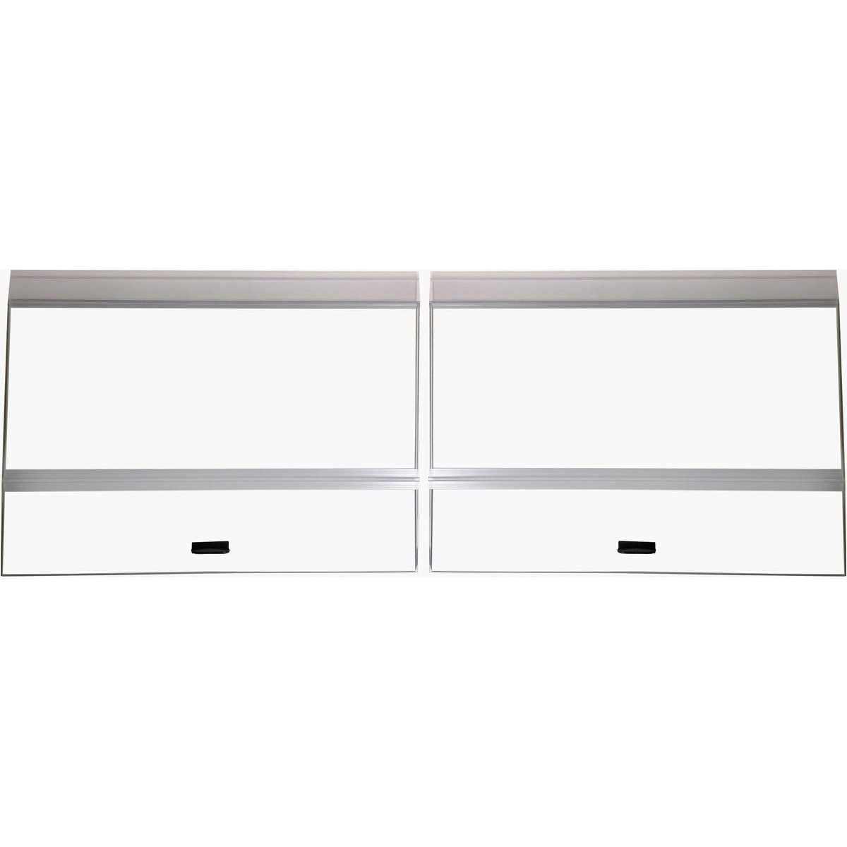 Glass canopy 2 Piece Set for 10 Gallon 48x18 Aquarium Fish Tank G436161