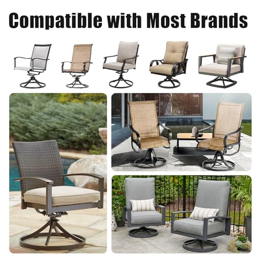 Patio Rocking Chair Spring Plate Replacement, Fiberglass, 5 x 2.5 x 0.25 Inch, 8-Pack M95233