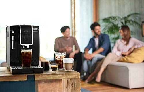 Automatic Coffee & Espresso Machine with Burr Grinder, Iced-Coffee, Black H693
