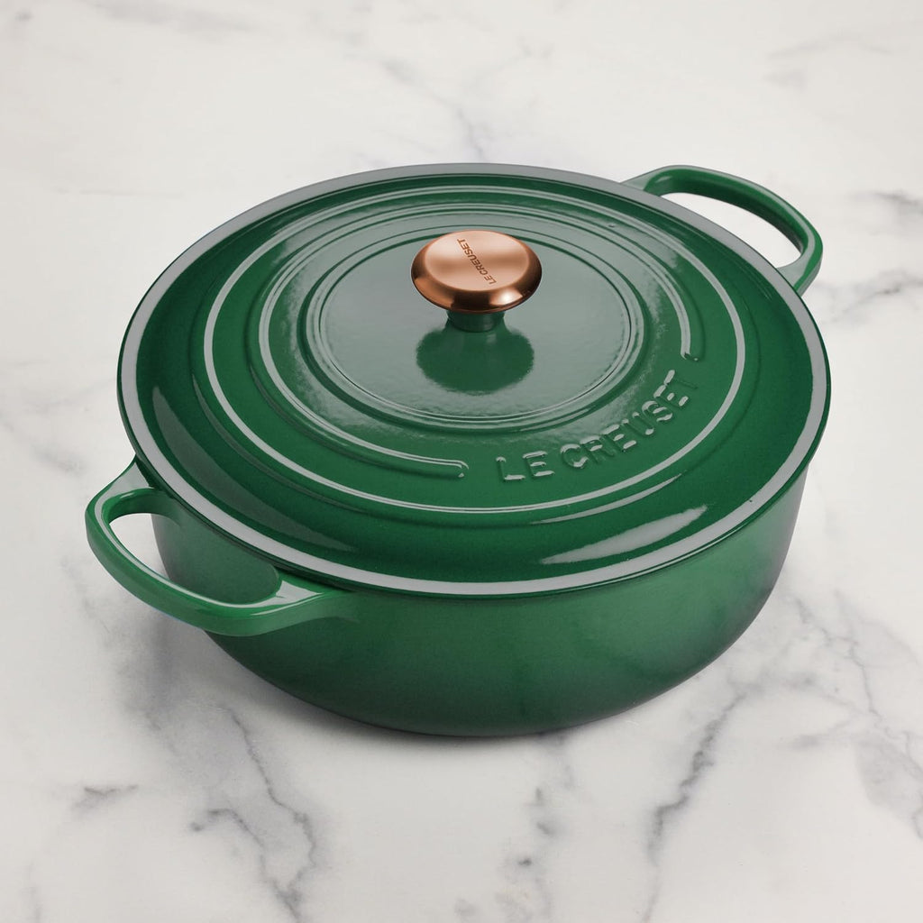Enameled Cast Iron Round Wide Oven, 6.75-Quart B37420