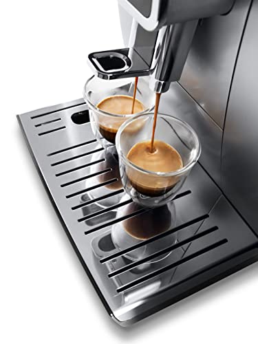 Fully Automatic Coffee and Espresso Machine with Adjustable Frother, Stainless Steel I71639