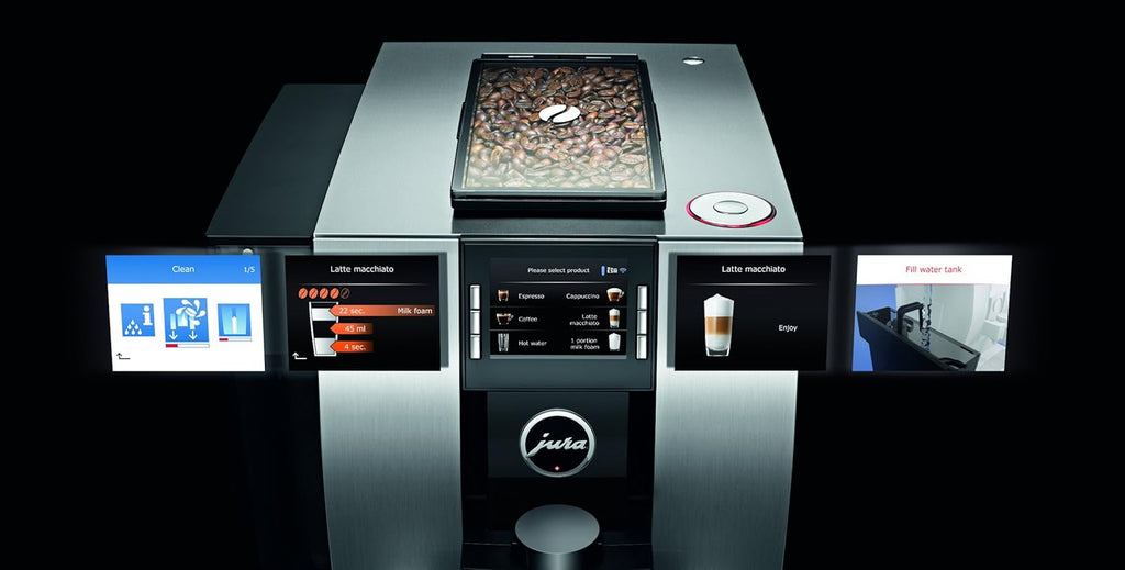 Automatic Coffee Machine, 81 oz, Aluminum U674859