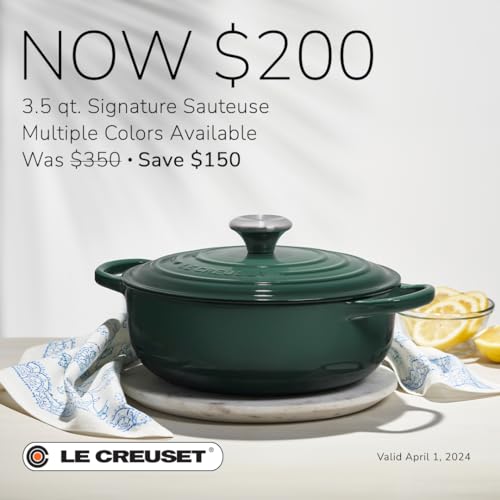 Enameled Cast Iron Sauteuse Oven, 3.5 qt. M290870