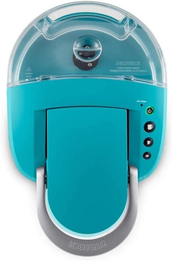 Single-Serve Pod Coffee Maker, 36 oz, Turquoise T4621