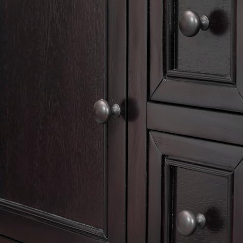 Farmhouse Sideboard Buffet Cabinet with Storage Drawers and Bottom Shelf Y384