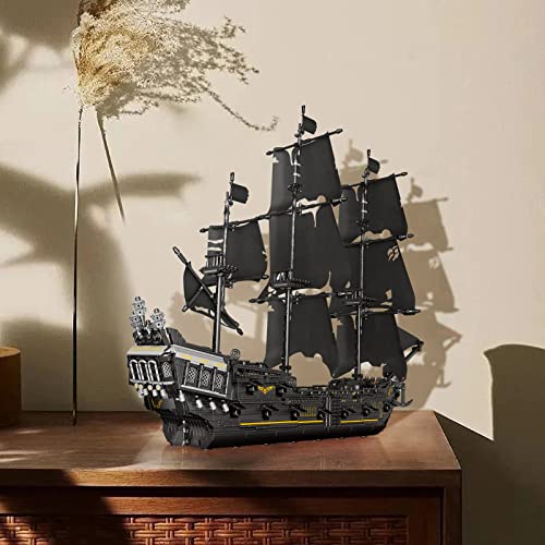 Pirate Ship Model Building Blocks Set, 2868 Pieces Sailboat Construction Kit for Kids and Adults J469847