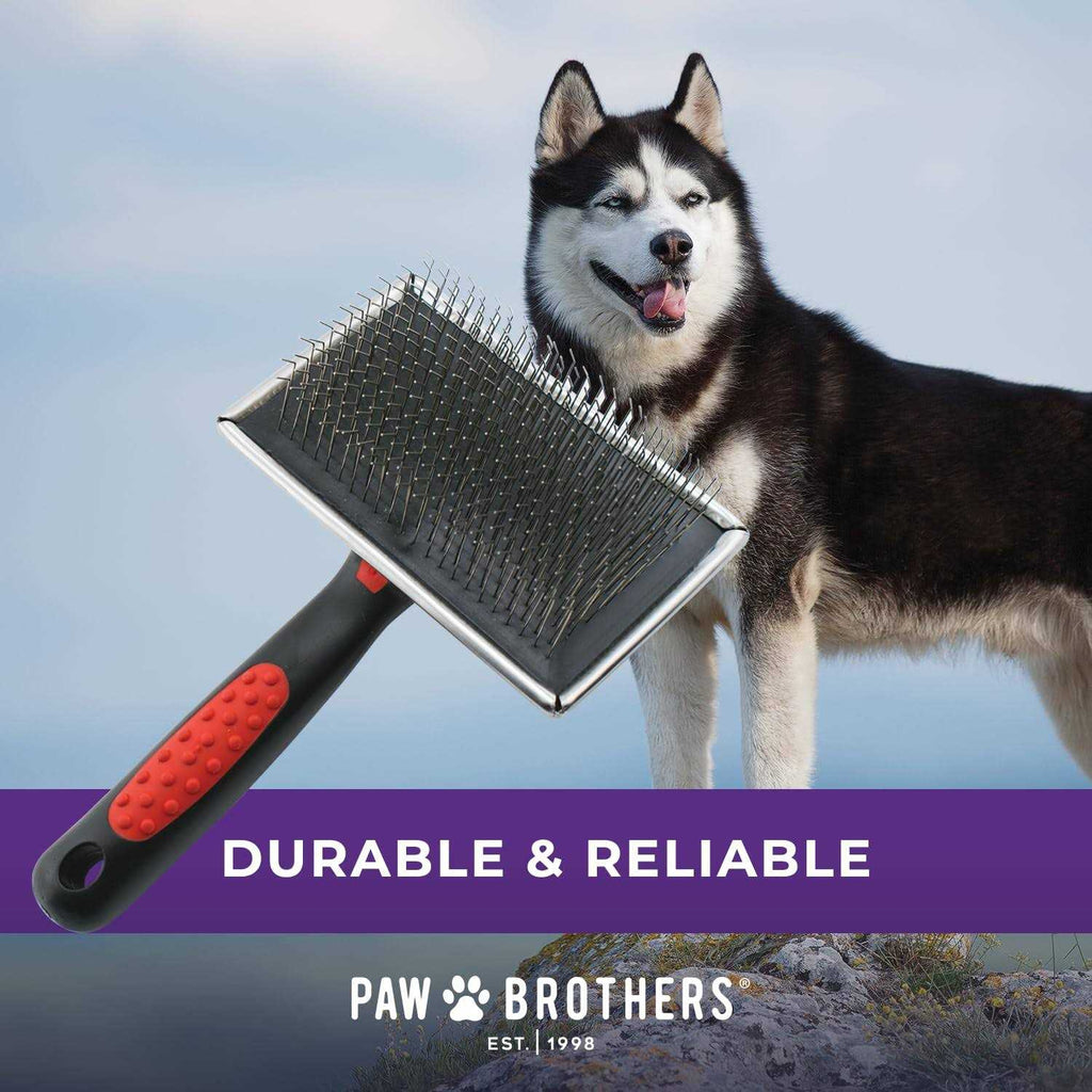Extra Long Pin Flat Slicker Brush for Dogs J37063