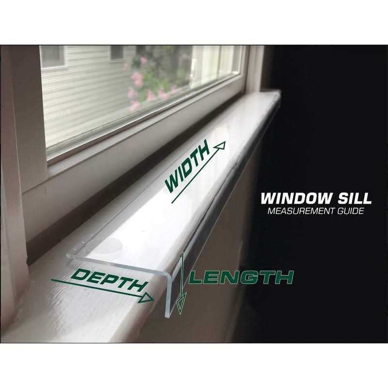 Window Sill Protector Transparent for Dog and Cat Scratching Chewing Z38788