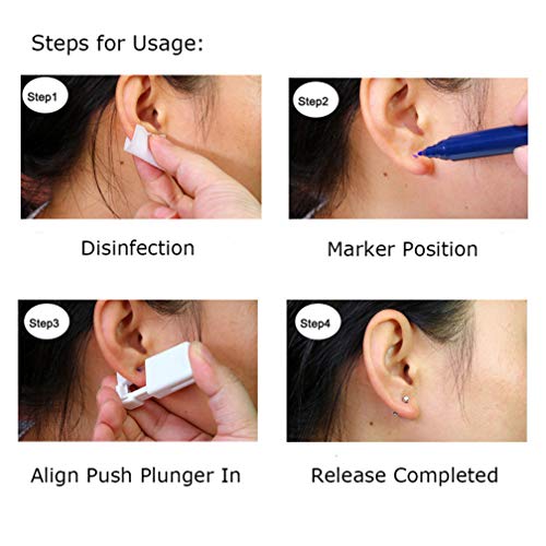 Disposable Ear Piercing Gun Kit for Women Men V989527