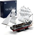 Nifeliz Old Ironsides, Collectible Navy Ship Building Set for Adults, Build and Display This Replica of an Iconic USS Frigate, Gift Ideal for Sailing Ships Enthusiasts (1603 PCS, NF10239)