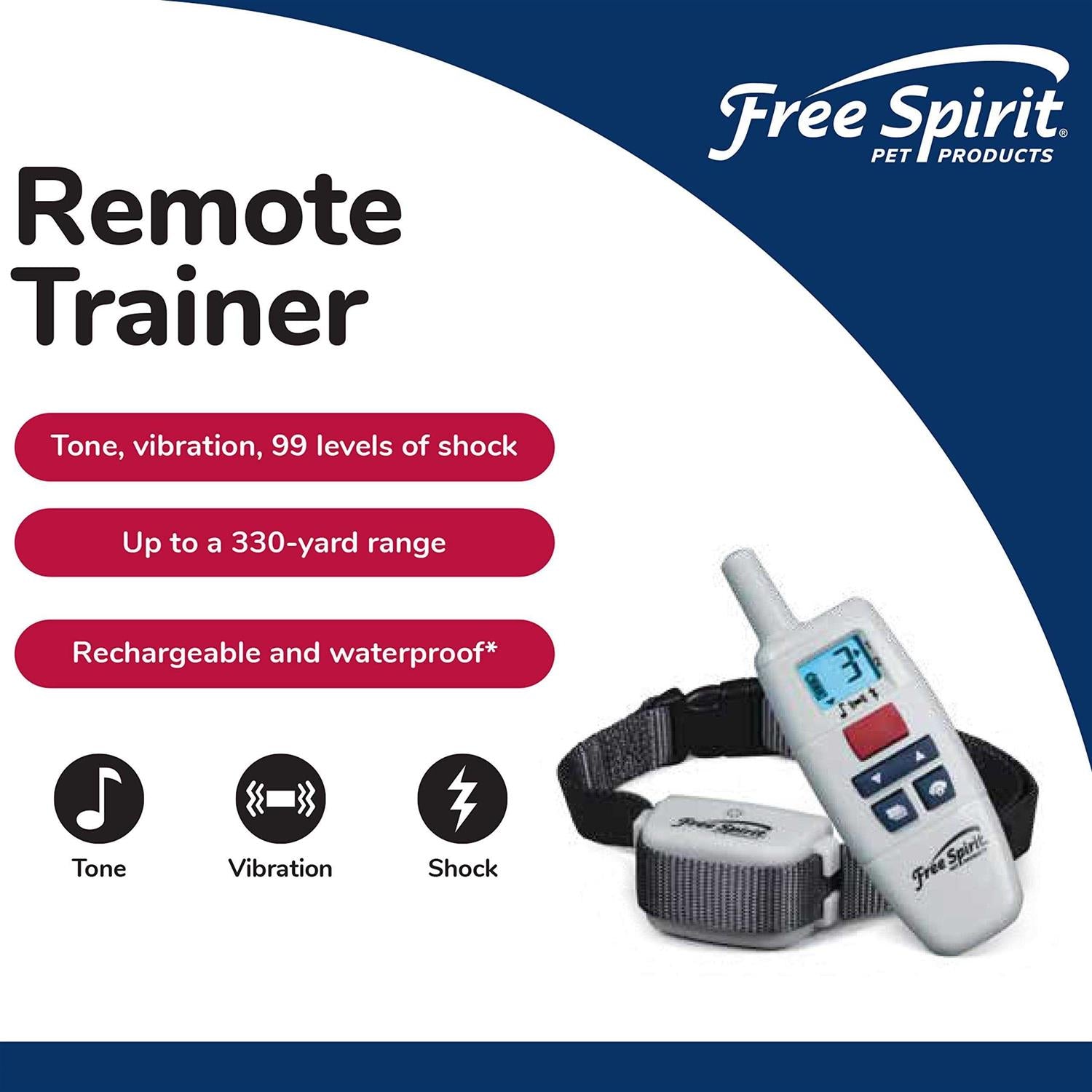Remote Trainer Add-A-Dog Collar with Tone, Vibrate and Shock M876