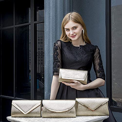 Gold Clutch Purse for Wedding Evening Party K217