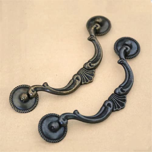 Antique Drawer Handles Zinc Alloy Retro Pull 170mm K5447
