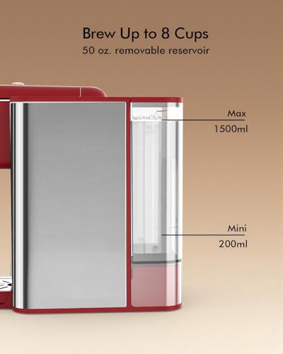 Single Serve Coffee Machine, 3 in 1 Pod and Ground Coffee Brewer M8466