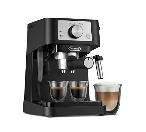 Manual Espresso Machine with 15 Bar Pump and Milk Frother B657325