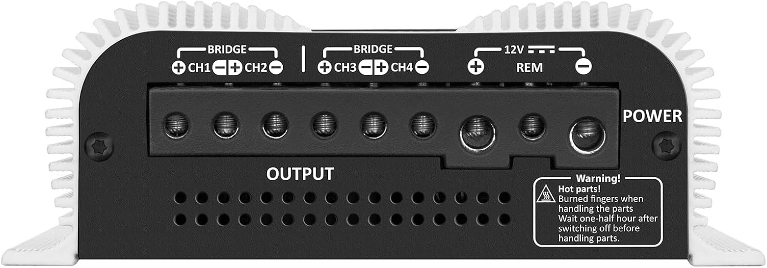 Compact 4 Channel 440 Watt Amplifier B525