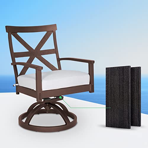 Patio Rocking Chair Spring Plate Replacement Parts, 2.5 x 5 x 0.25 Inches Z97994