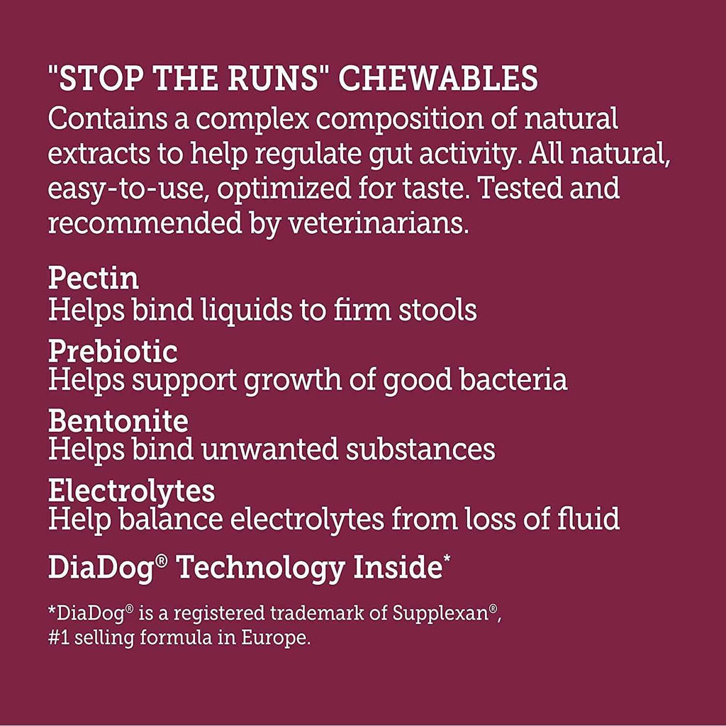 Stop the Runs Chewables for Dogs S5321