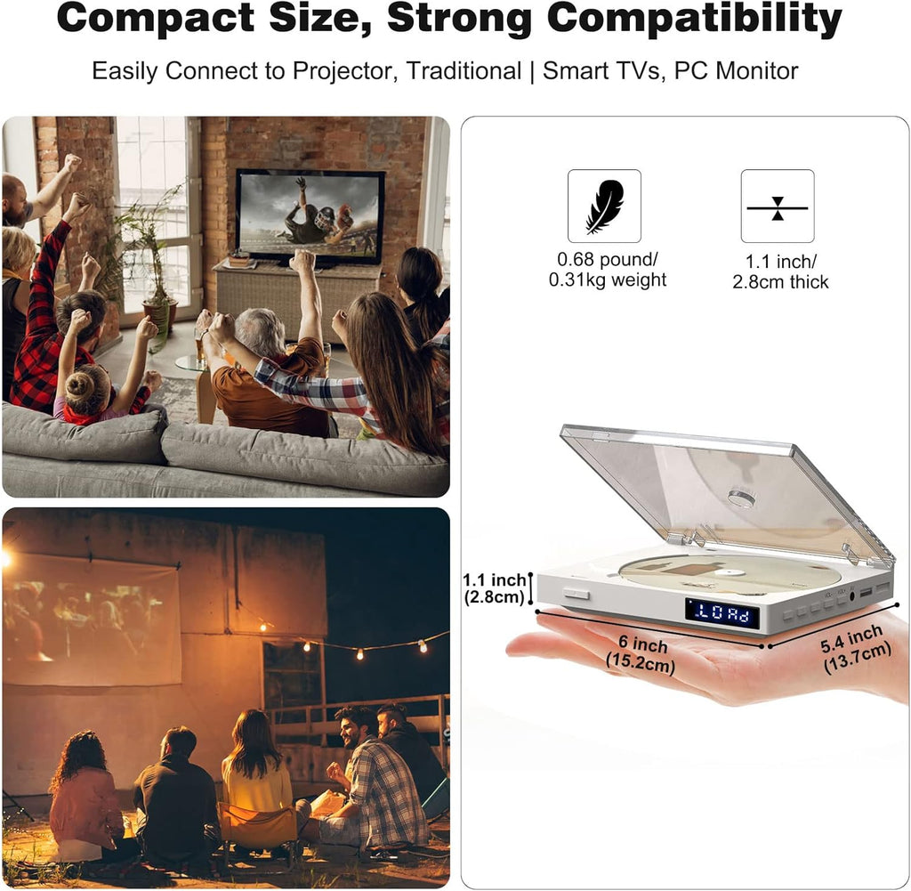 Mini DVD Player with HDMI and RCA Output for TV I752