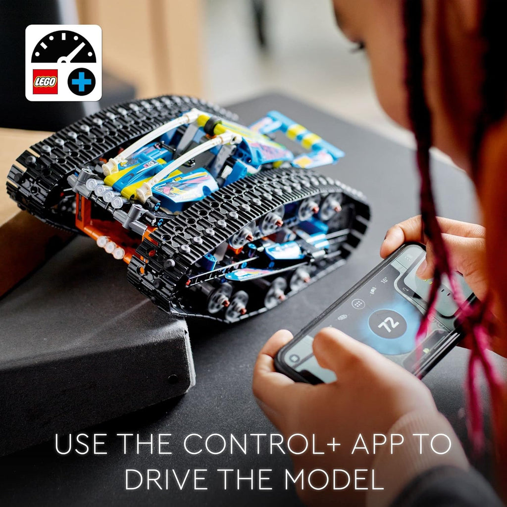 App-Controlled Transformation Vehicle, Off Road Remote Control Car Building Kit B7074