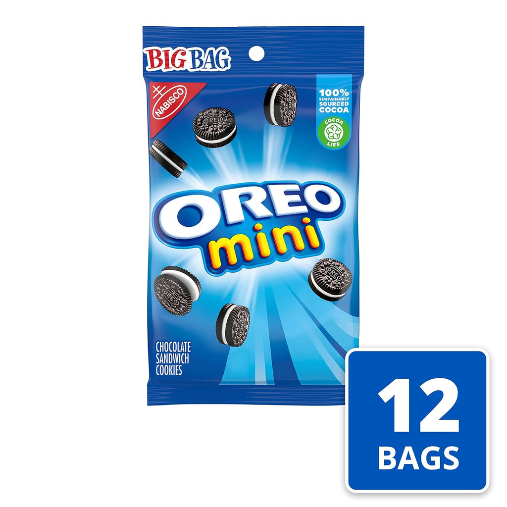 Chocolate Sandwich Cookies, Original Flavor, 12.3 oz Big Bags (Pack of 2) C898