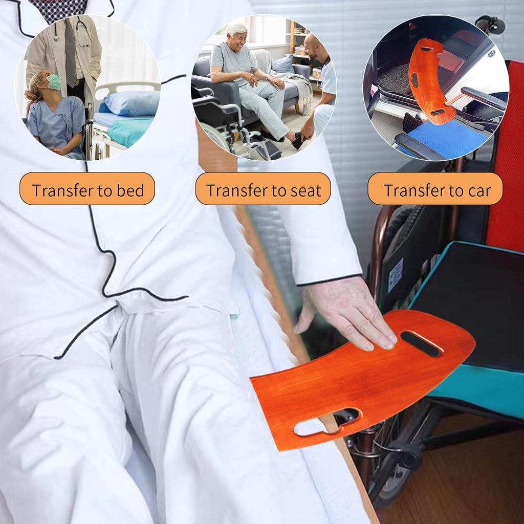 Slide Transfer Board 31" Wooden Patient Sliding Board E3078