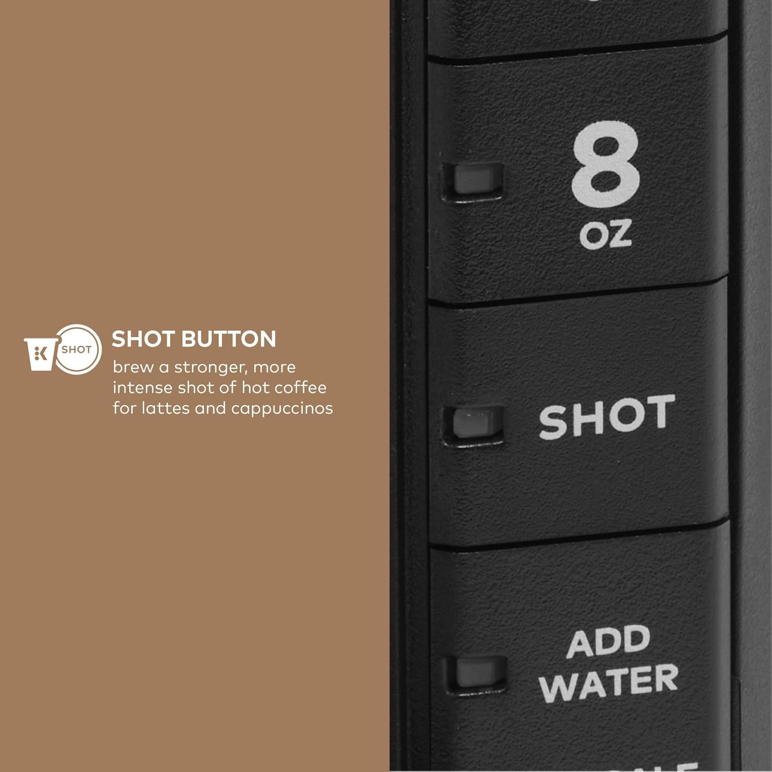 Single Serve Coffee Maker with Milk Frother, Black O1465