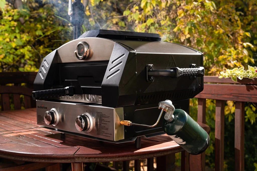 Outdoor Portable Propane Pizza Oven with Pizza Peel and Cutter J737597