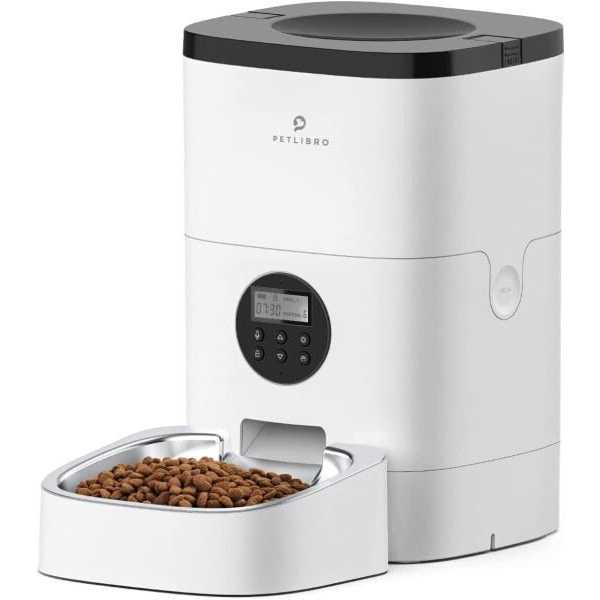 Automatic Cat Feeder with LCD Screen and Portion Control Y574318