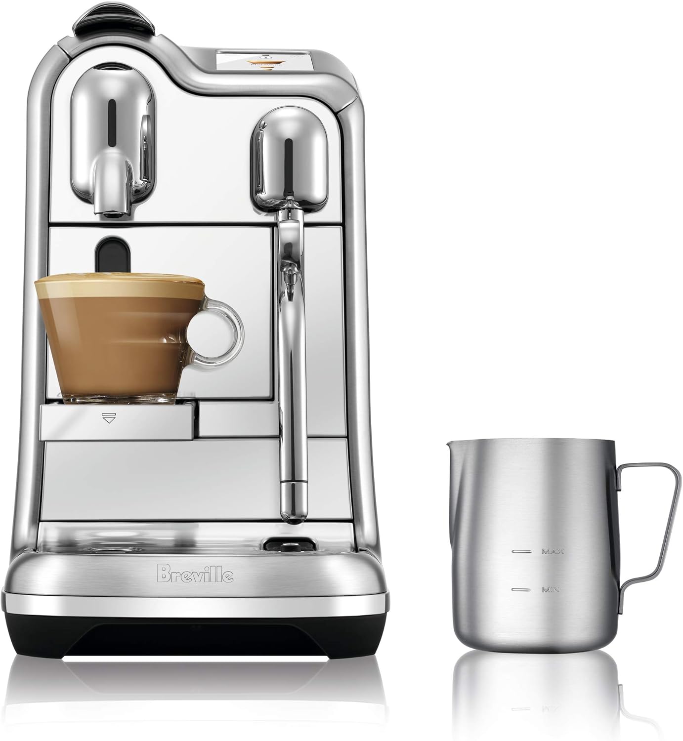 Nespresso Creatista Pro Espresso Machine, Brushed Stainless Steel C283