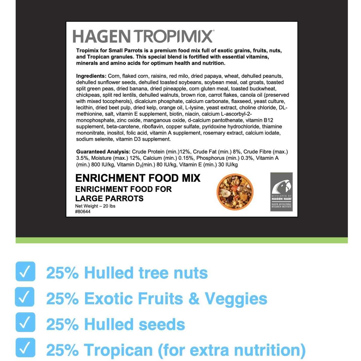 Enrichment Food for Small Parrots P235