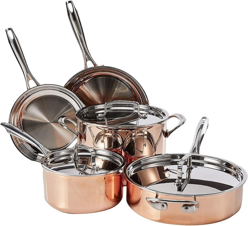 Copper Cookware Set, Medium B1837